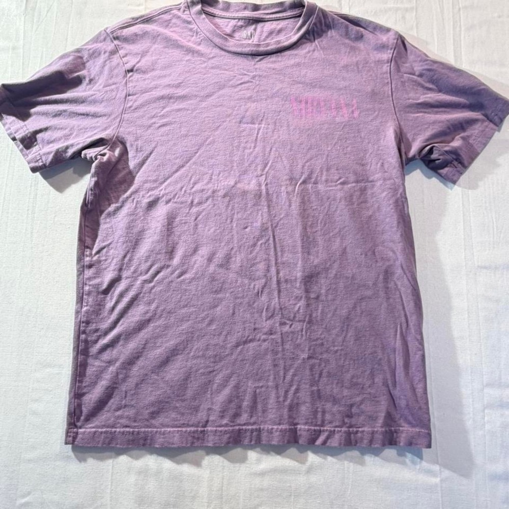 GAP x Nirvana Graphic Tee Medium 100% Cotton Grunge 90s Streetwear Casual Rock